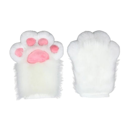 Furry Kitten Paw Cosplay Gloves